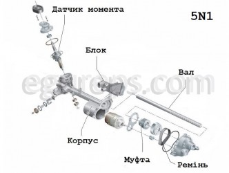 Продаж електрорейки по запчастинам 5N1  